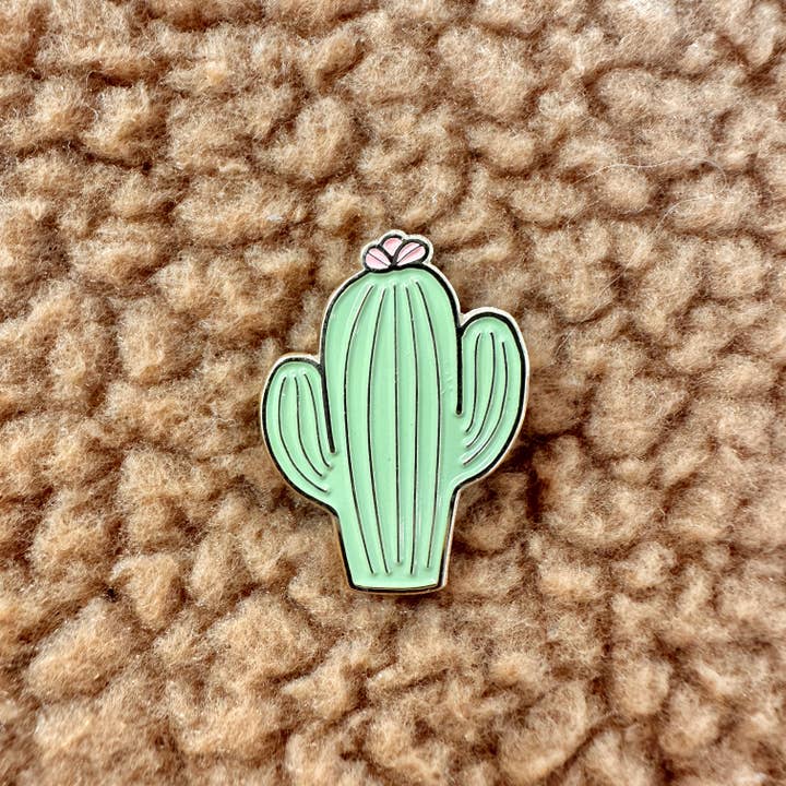 Calico Design Co - Wholesale Lapel Pin/Button - Cactus Enamel Pin1