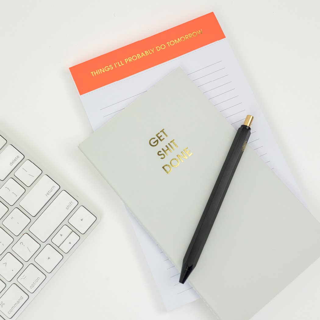 Chez Gagné - Wholesale Notepad - Things I'll Probably Do Tomorrow - Lined Notepad - Neon Orange - 65 perforated pages - 5x8 7