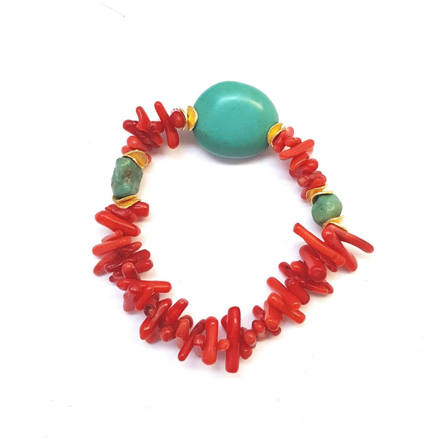 MINU Jewels - Wholesale Beaded Bracelet - Coral Splash Bracelet