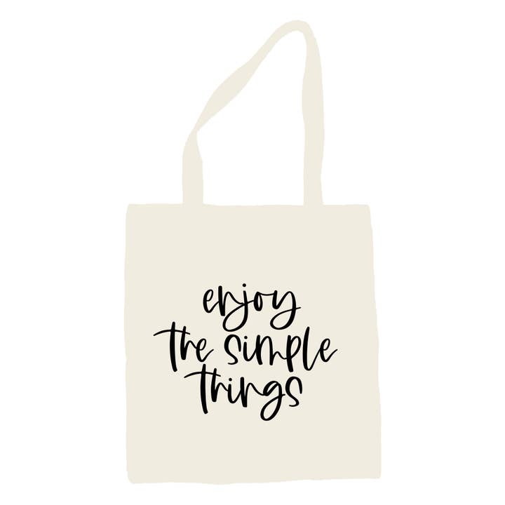 Enjoy the Simple Things Tote Bag for wholesale by Be Kind 2 Me