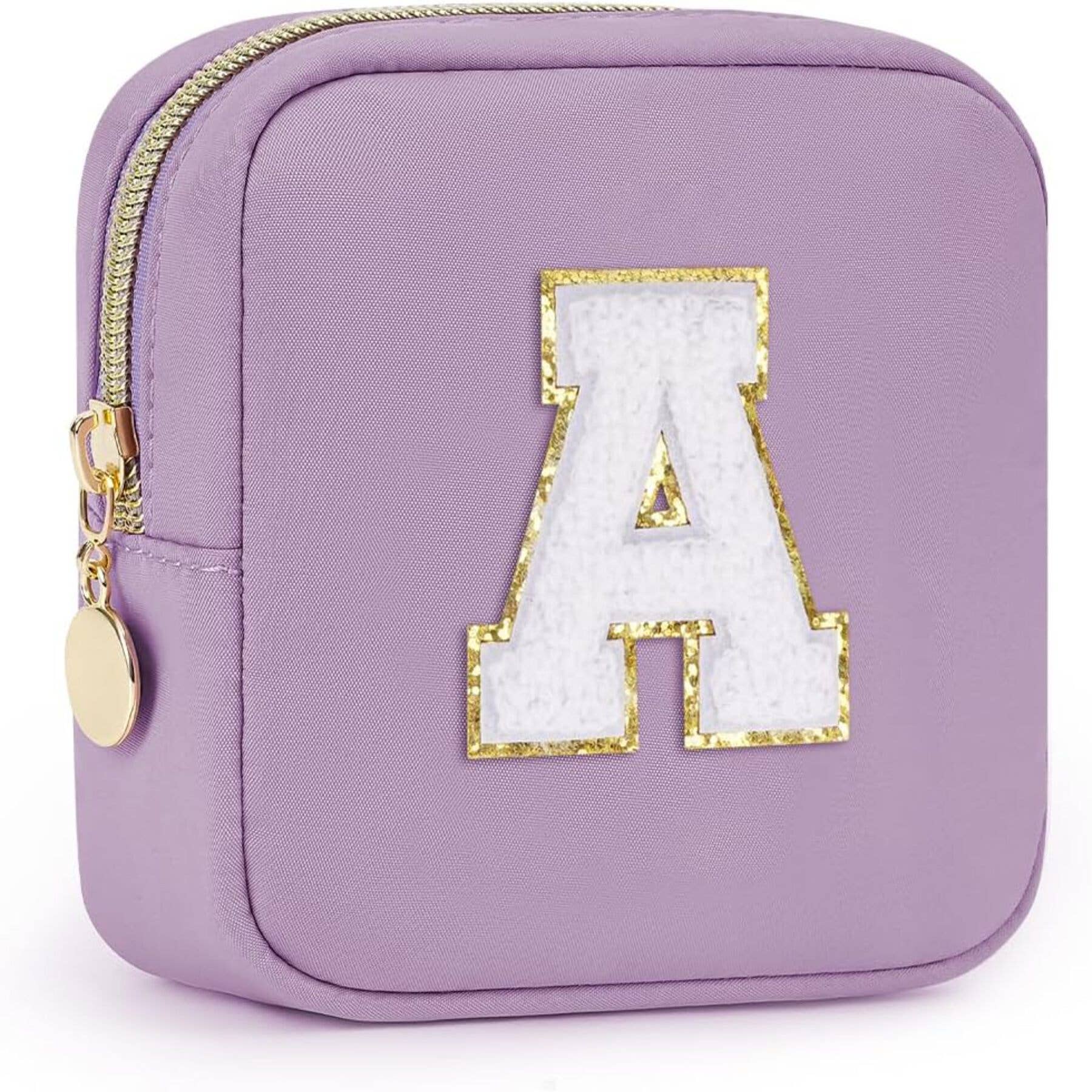 wandf – Großhandel Schmink-/Kosmetiktasche – Personalisierte Monogramm-Tasche Mini Initialen Schminktasche119