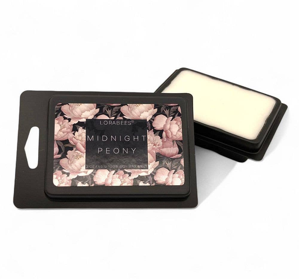 Lorabees - Wholesale Jar/Filled Candle - Midnight Peony Jardin De Lune Noire  100% Soy Candle & Melt0