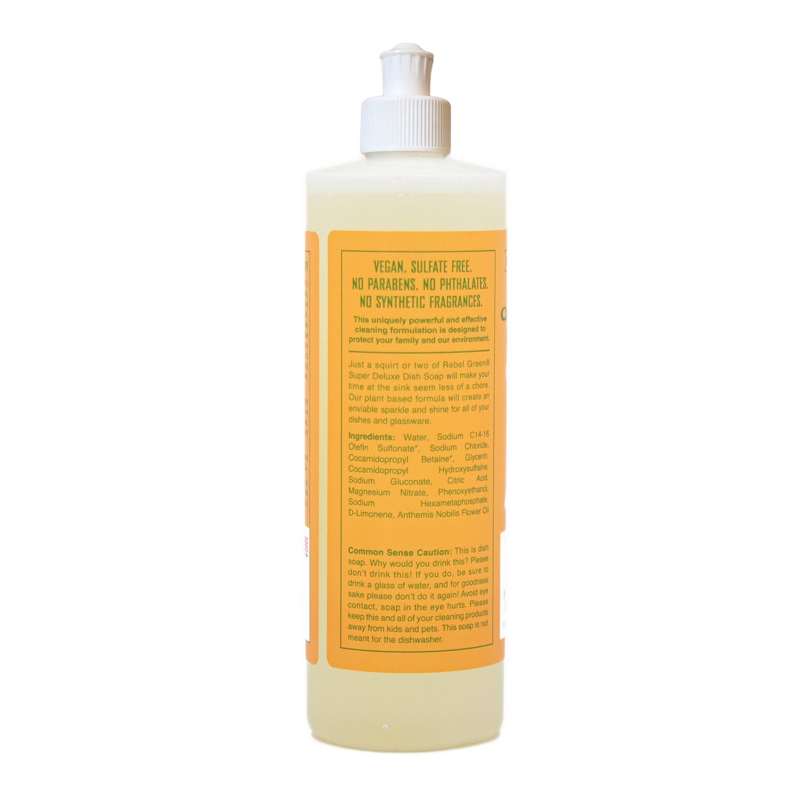 Rebel Green - Wholesale Dish Soap - Dish Soap - Chamomile & Orange Blossom 16oz (unit)1