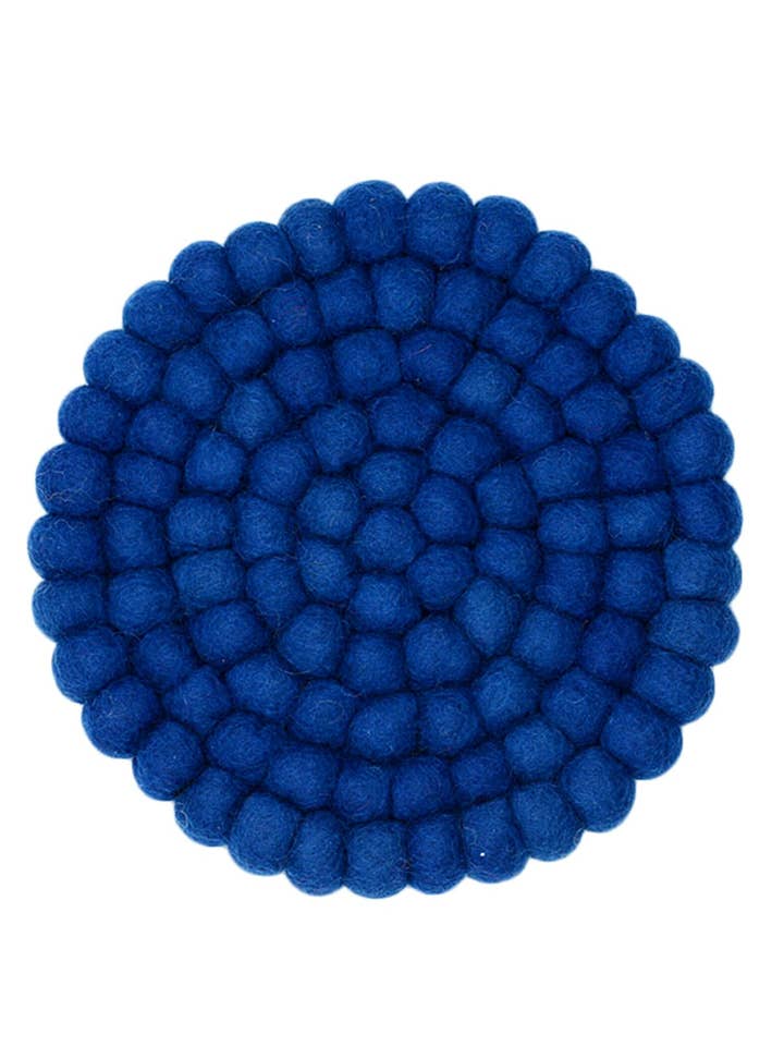 Ensemble de 3 dessous de plat ronds personnalisables résistants à la chaleur pour la vente par Woollyfelt