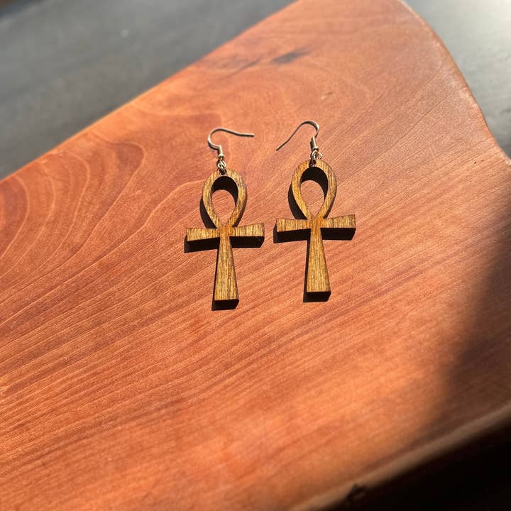 M. Casey Designs - Venta al por mayor Pendientes colgantes - Pendientes Ankh1
