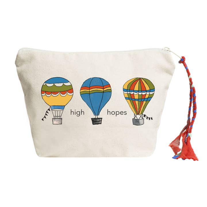 High Hopes Pouch for wholesale by The Tote Project