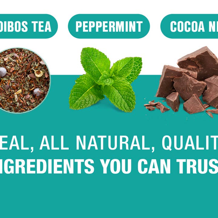 Tiesta Tea Company - Wholesale Loose Tea - Cocoa Mint Chill - Chocolate Peppermint Herbal Tea - 3oz Tin