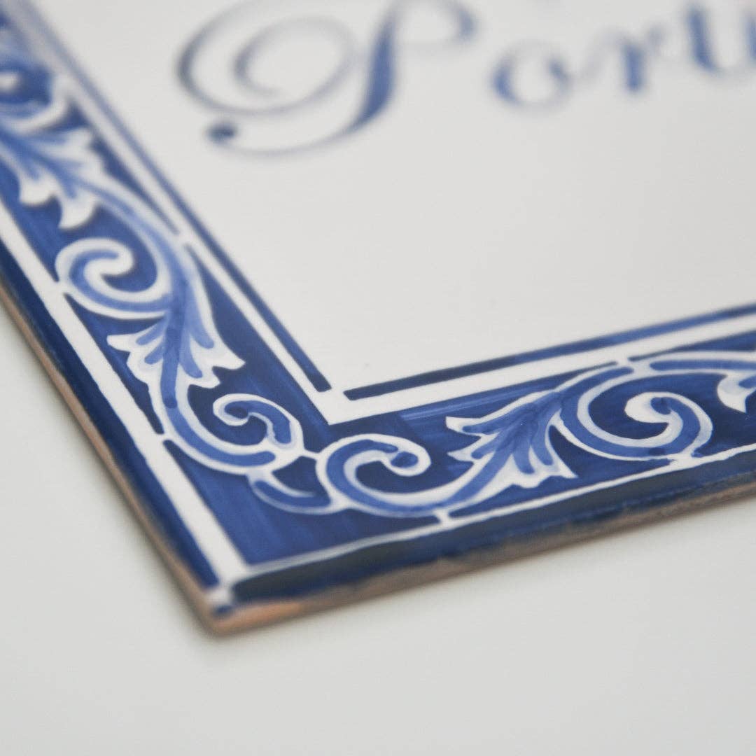 Casa Sofia - Wholesale Muurtegel - Azulejos 'Een Portugees Huis' - Set van 4 handbeschilderde tegels1