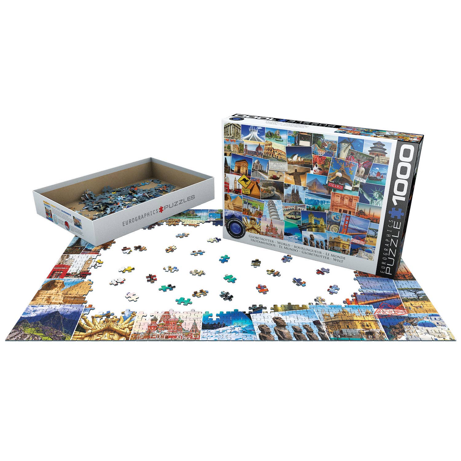 Eurographics Puzzles USA - Wholesale Puzzle - Adult - Globetrotter - World2