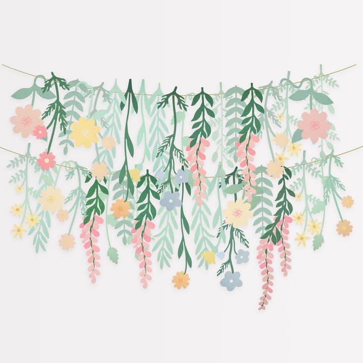 Floral Paper Backdrop for wholesale by Meri Meri