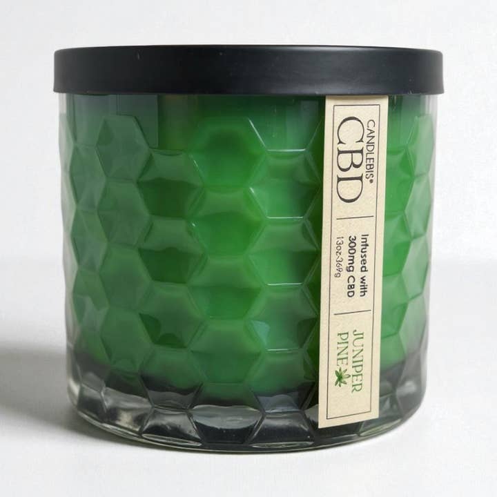JUNIPER PINE CBD CANDLE for wholesale by Candlebis CBD Candles