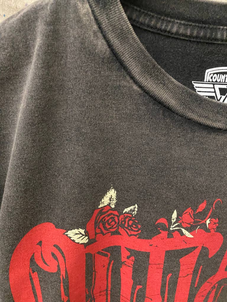 Faded Black Outlaw Vintage Relaxed Acid Wash unisex Tee    for wholesale on Faire2