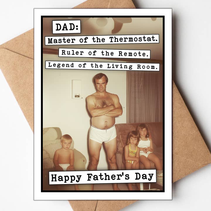 Greeting Cards by Katie Doodle & Gifts by Matchbox Card Co - Wholesale Father's Day Card - Funny Fathers Day Card | Fathers Day Gifts | Handmade in USA