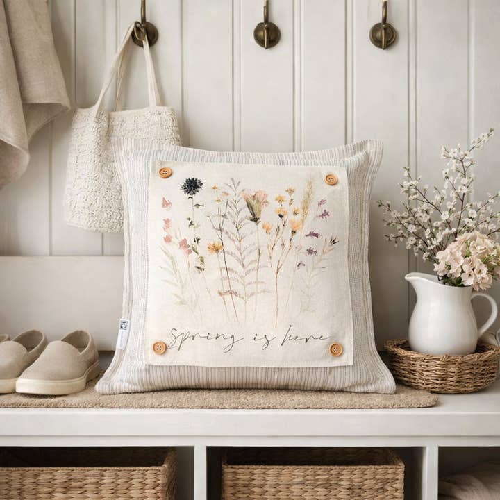 PillowPanels - Wholesale Throw/Decorative Pillow - SQUARE PILLOW ONLY: (with insert) SQUARE TICKING PILLOW9