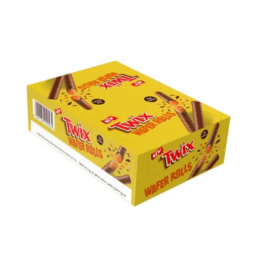Pops Distro Inc – wholesale Chocolate bar – Twix Wafer Rolls (22.5g) (Egypt) 24ct