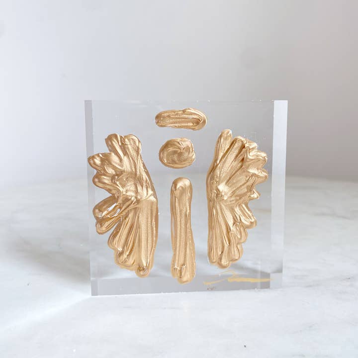 Anna Walding Art - Wholesale Art Texture Paste/Gesso - Angel Acrylic Block