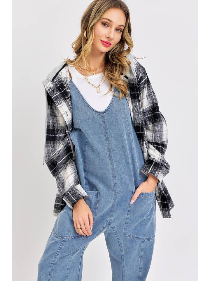 Sweet Lovely by Jen - Wholesale Jumpsuit - Women's - BESTSELLER ONE-AND-DONE DENIM JUMPSUIT5