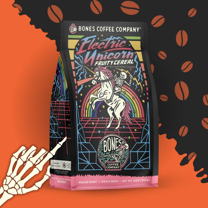 Electric Unicorn Coffee | 12oz | Whole Bean & Ground and other Purchase Wholesale cafe milk. Free Returns & Net 60 Terms on Faire trending on Faire.