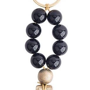 Jet Black Croce Portachiavi per la vendita all'ingrosso da parte di Flirt Jewelry