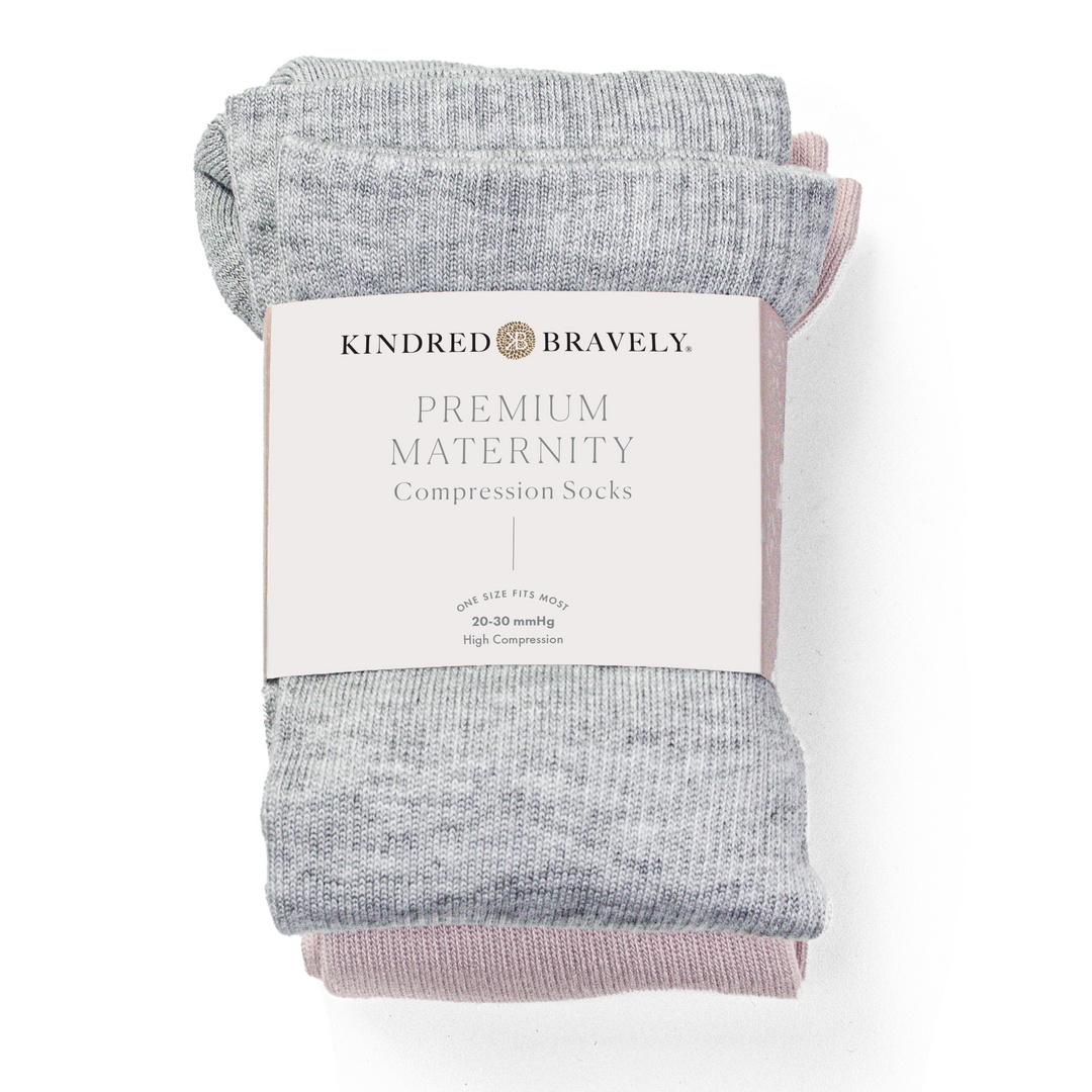 Kindred Bravely - Wholesale Socks - Women's - Maternity & Postpartum Compression Socks 2 Pack2