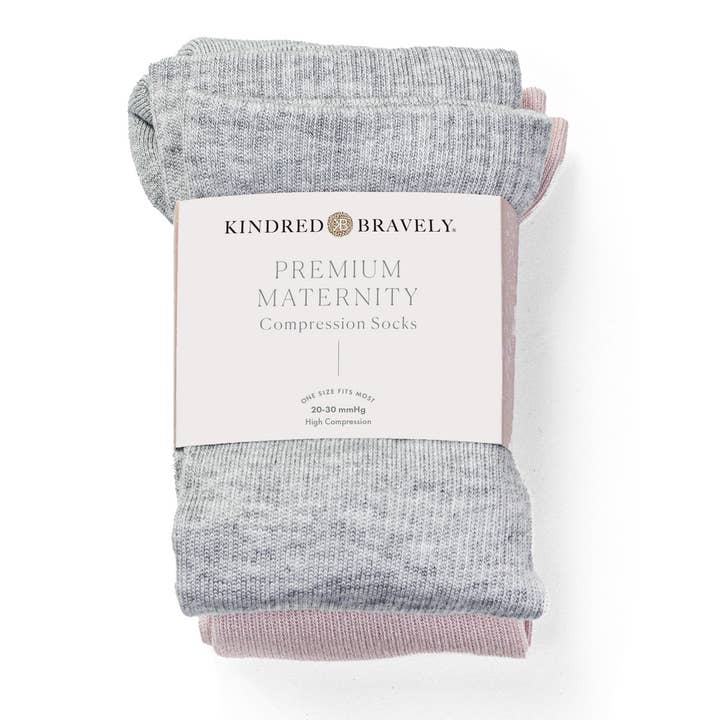 Kindred Bravely - Wholesale Socks - Women's - Maternity & Postpartum Compression Socks 2 Pack2
