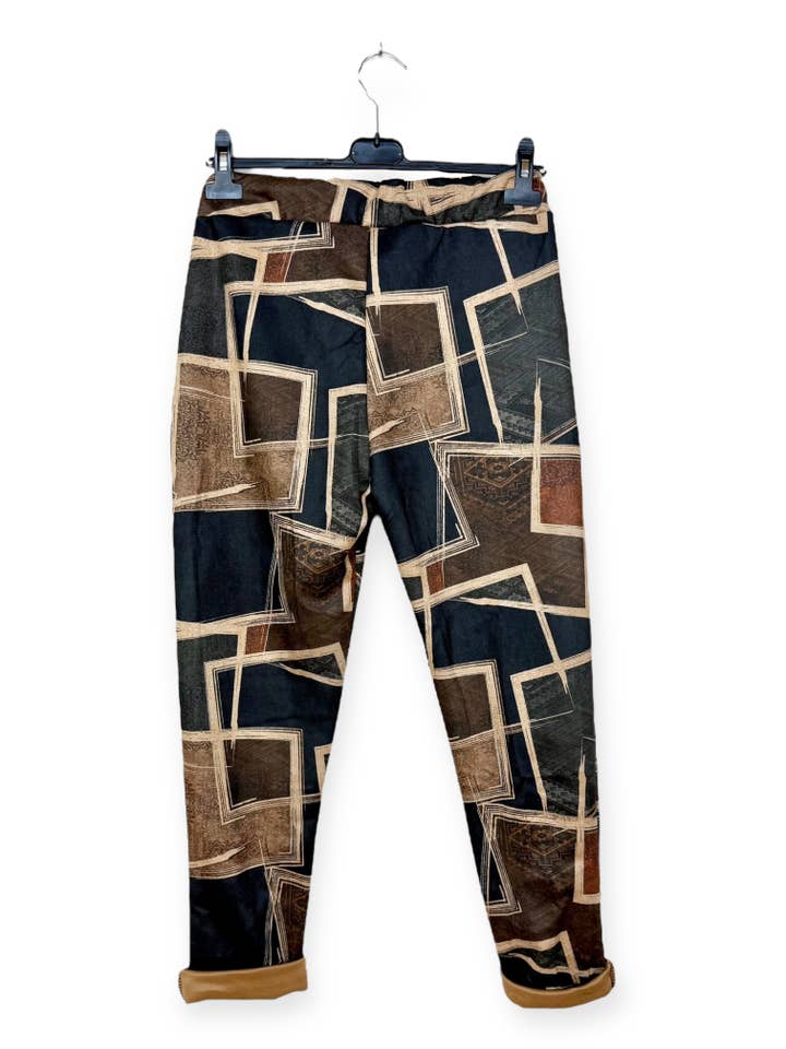 Lucky Nana - Wholesale Pants - Women's - AH 3107 - Patterned Jogger Pants41