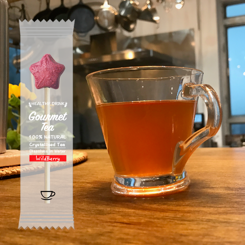 Northern Tea Company - Vente Sachets de thé - 30 bâtonnets Tea-Pop WildBerry pour restaurants et hôtels1