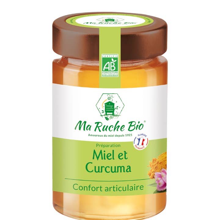 Miel et curcuma Bio - 250 G pour la vente par Biovista