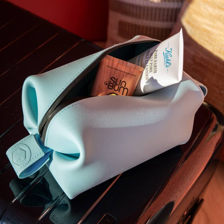 The Titan - Silicone Toiletry Bag - Light Blue for wholesale by YOUZEY