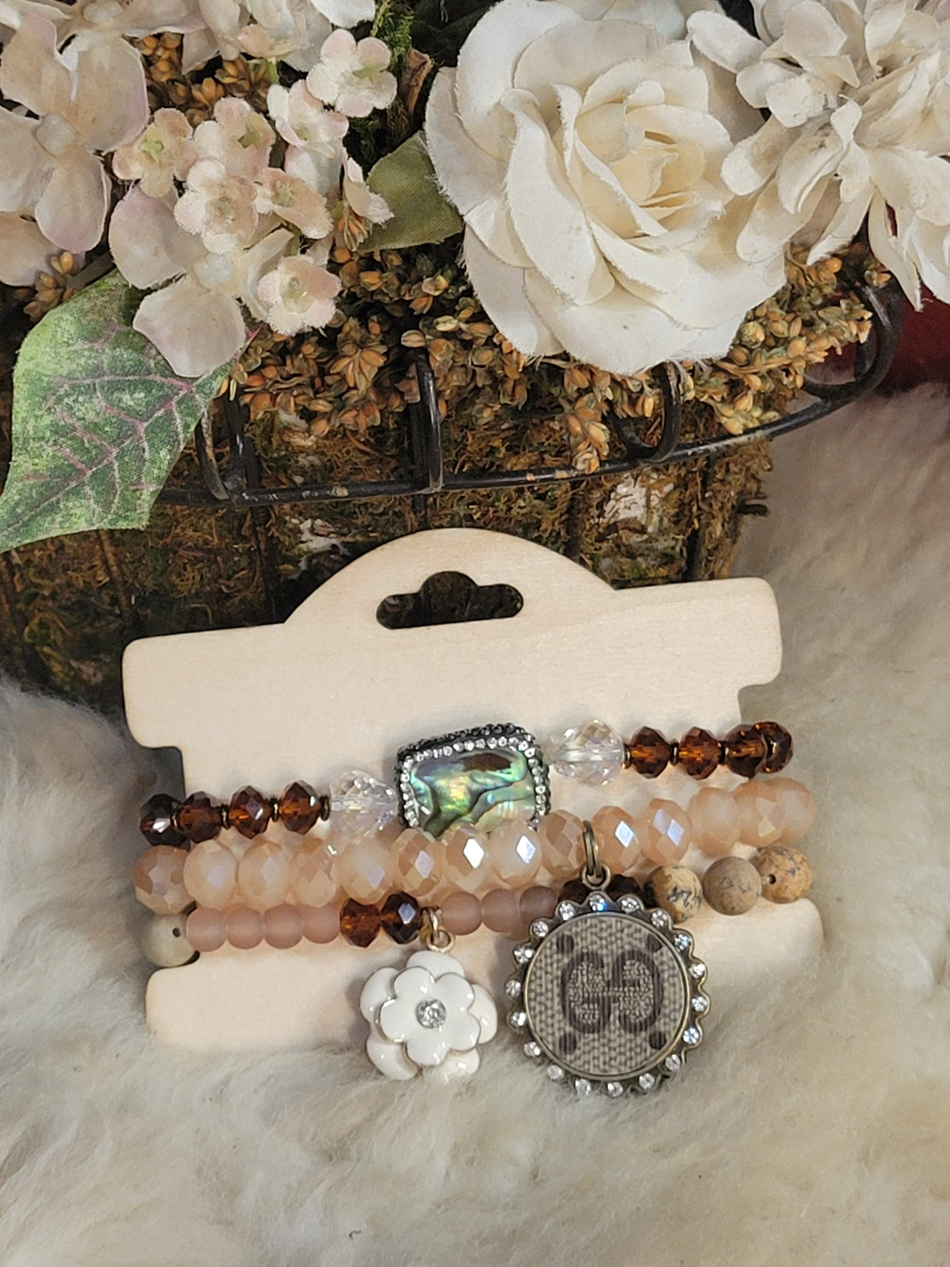 Upcycled Always & Forever accessories - Wholesale Jewelry Set - Upcycled small stacks - last ones available 0