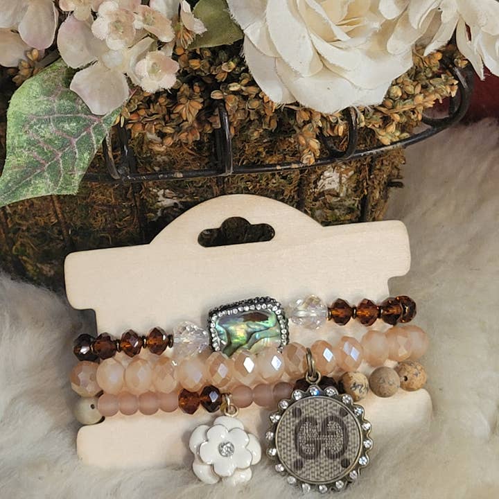 Upcycled Always & Forever accessories - Wholesale Jewelry Set - Upcycled small stacks - last ones available