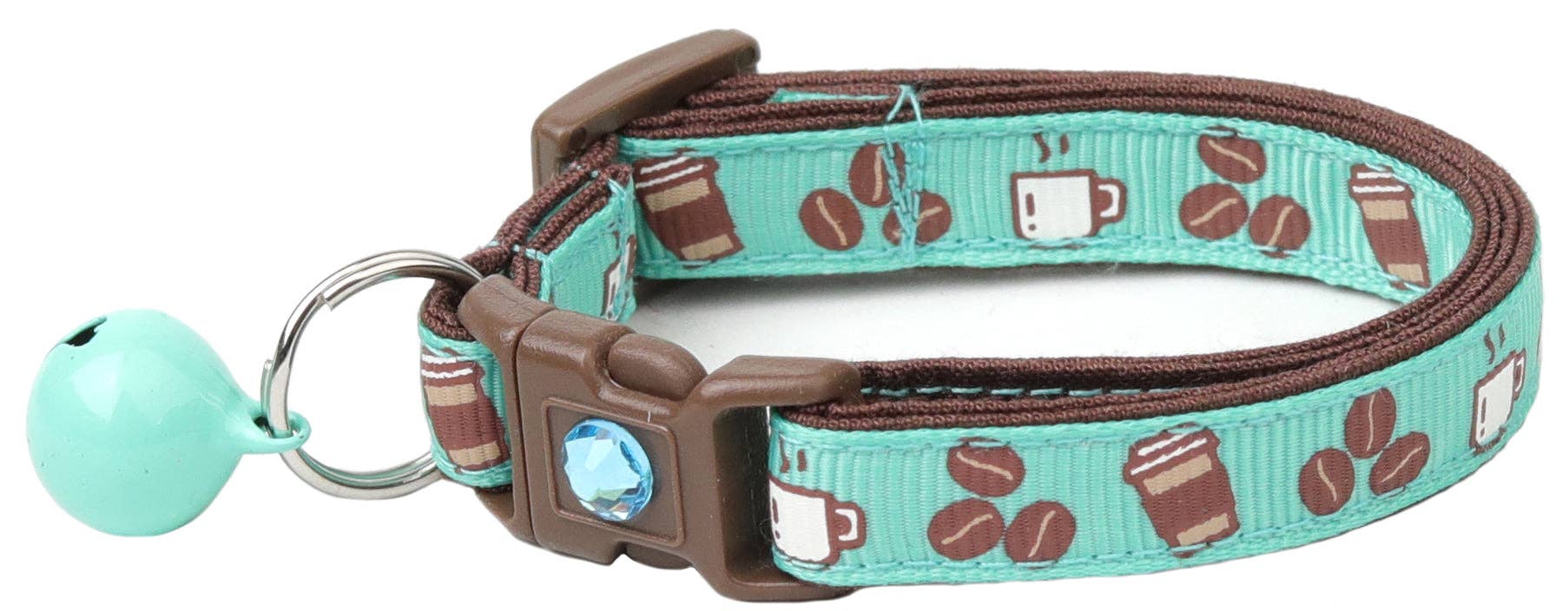 From Pugs to Persians Pet Accessories, LLC - Wholesale Pet Collar - Cat - Coffee Beans Breakaway Cat Collar8
