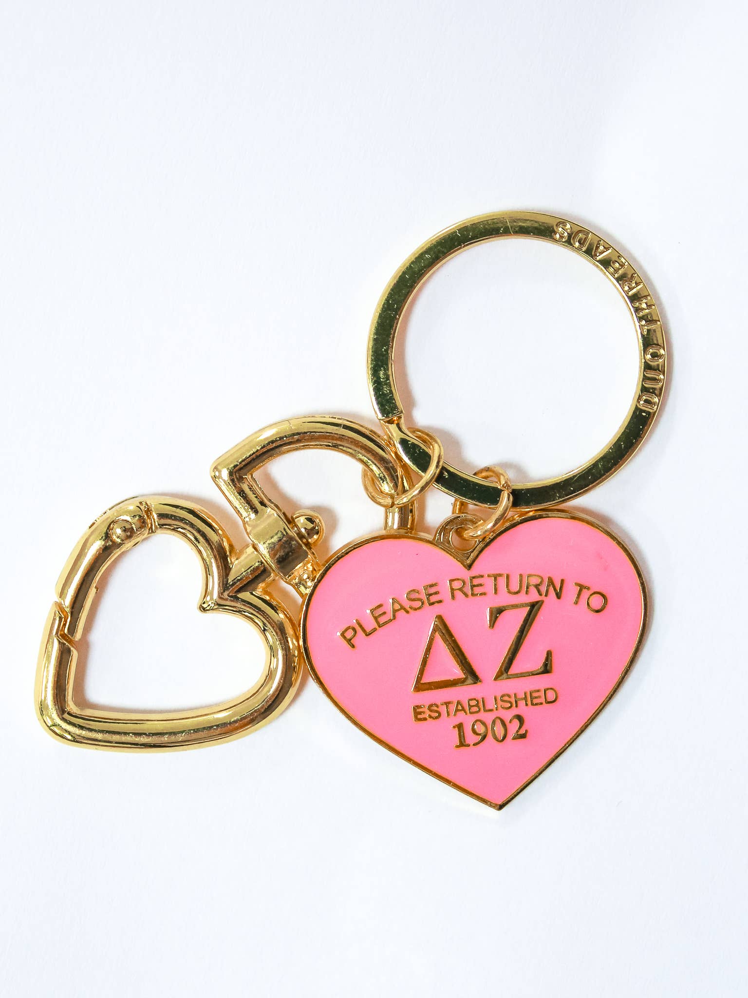 Duo Threads - Wholesale Keychain - Women's - Please Return Sorority Key Ring13