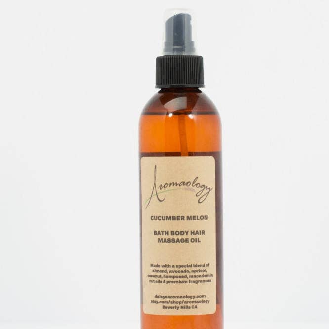 Cucumber Melon Scented Body Oil for wholesale by Aromaology