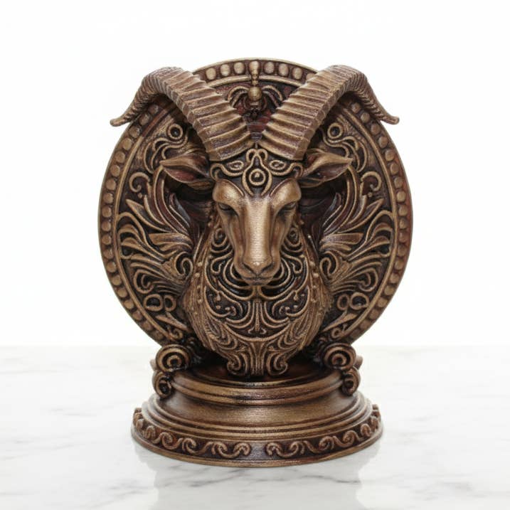 Estatueta do Zodíaco Capricórnio – Escultura Decorativa Pintada à Mão por atacado de Eterna Wonder