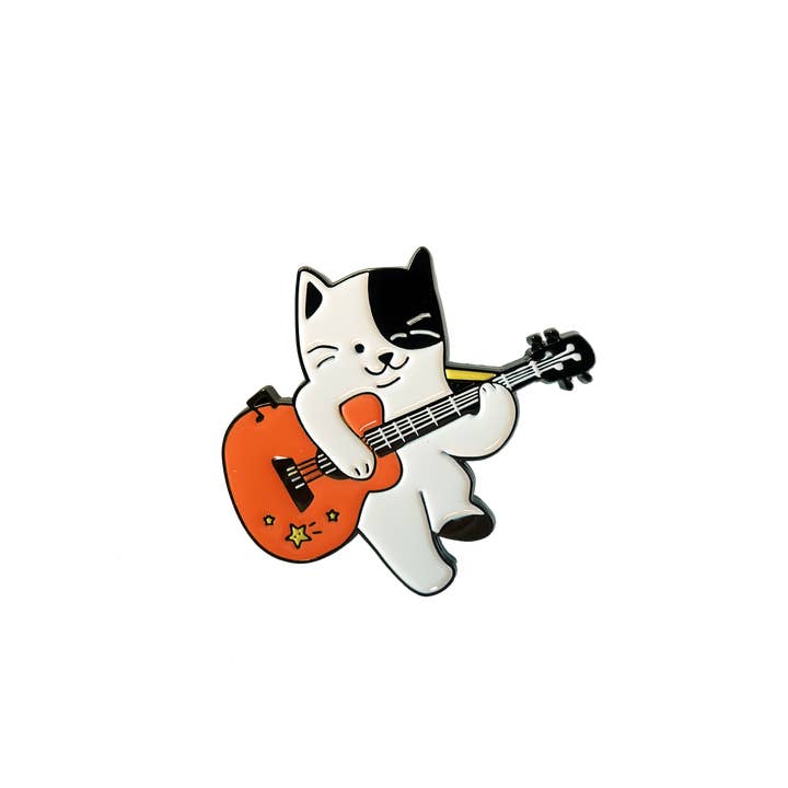 Tune Paws Enamel Pin for wholesale by PinPaint