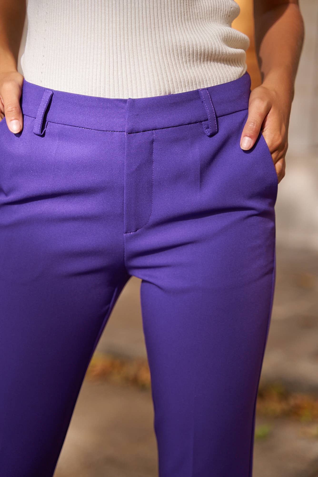 Attentif Paris - Venta al por mayor Pantalones - Mujer - Pantalones pitillo de talle alto [Signature]55