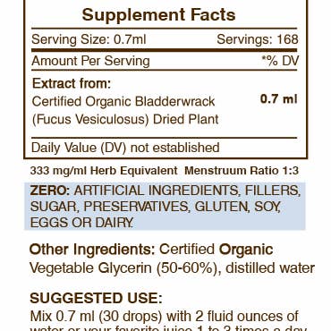 Secrets Of The Tribe - Wholesale Tincture - Bladderwrack Tincture3