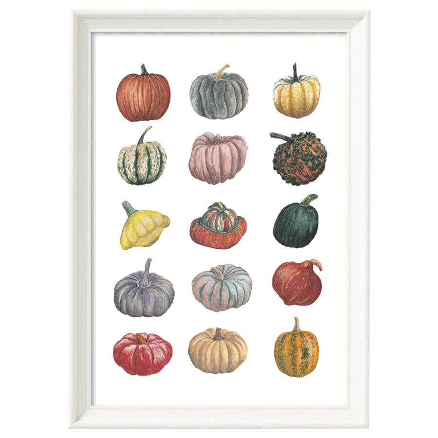 Lucy Locks Art - Wholesale Art Print - Pumpkin A4 Print2