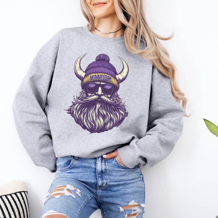 Hello Team Spirit - Wholesale Graphic Sweatshirt - Women's - Minnesota Sweatshirt5
