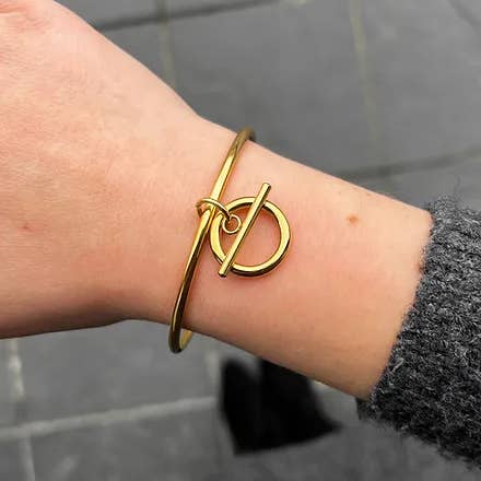 Angiie - Wholesale Bangle Bracelet - Slash Zero bangle