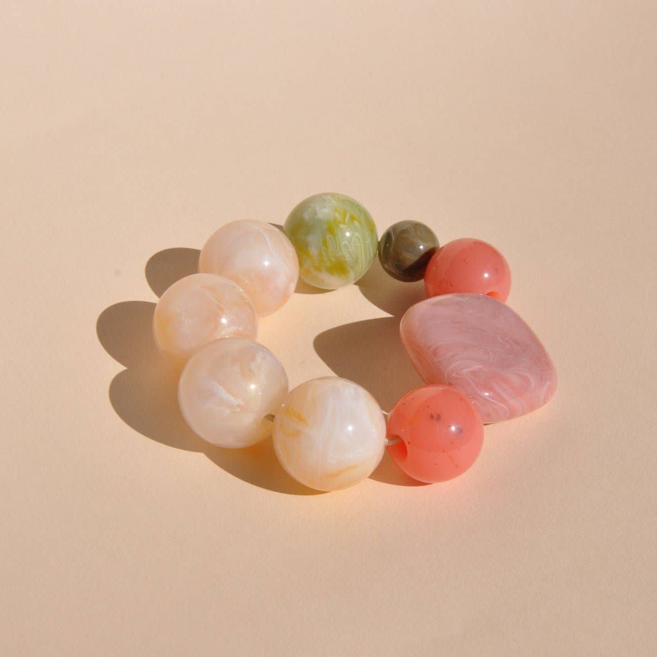 TIEFENBACHER LEHMANN - Wholesale Link & Chain Bracelet - ACRYLIC BRACELET - Portofino sorbetto