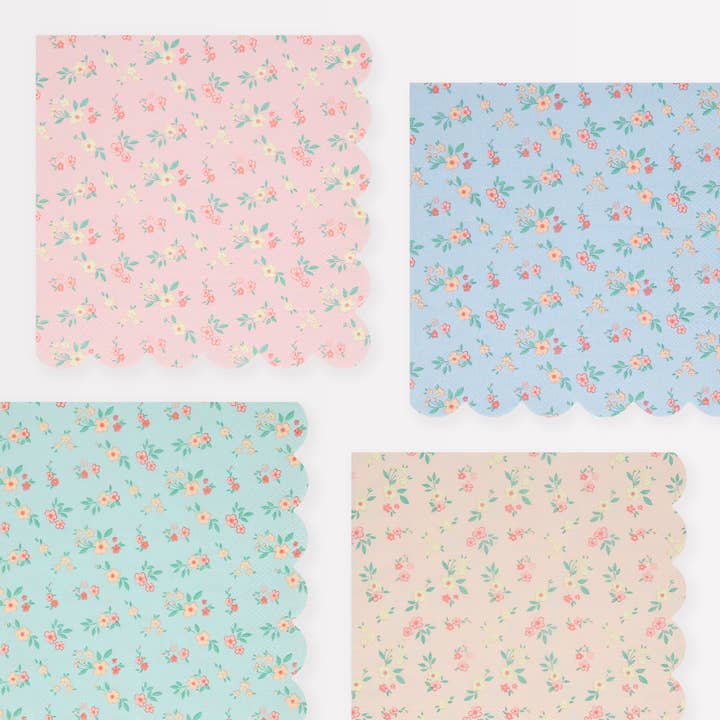 Vintage Ditsy Large Napkins for wholesale by Meri Meri