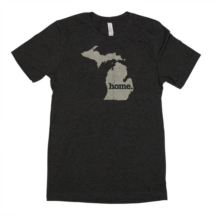 Michigan - home. Men’s Unisex T-Shirt for wholesale by Home State Apparel