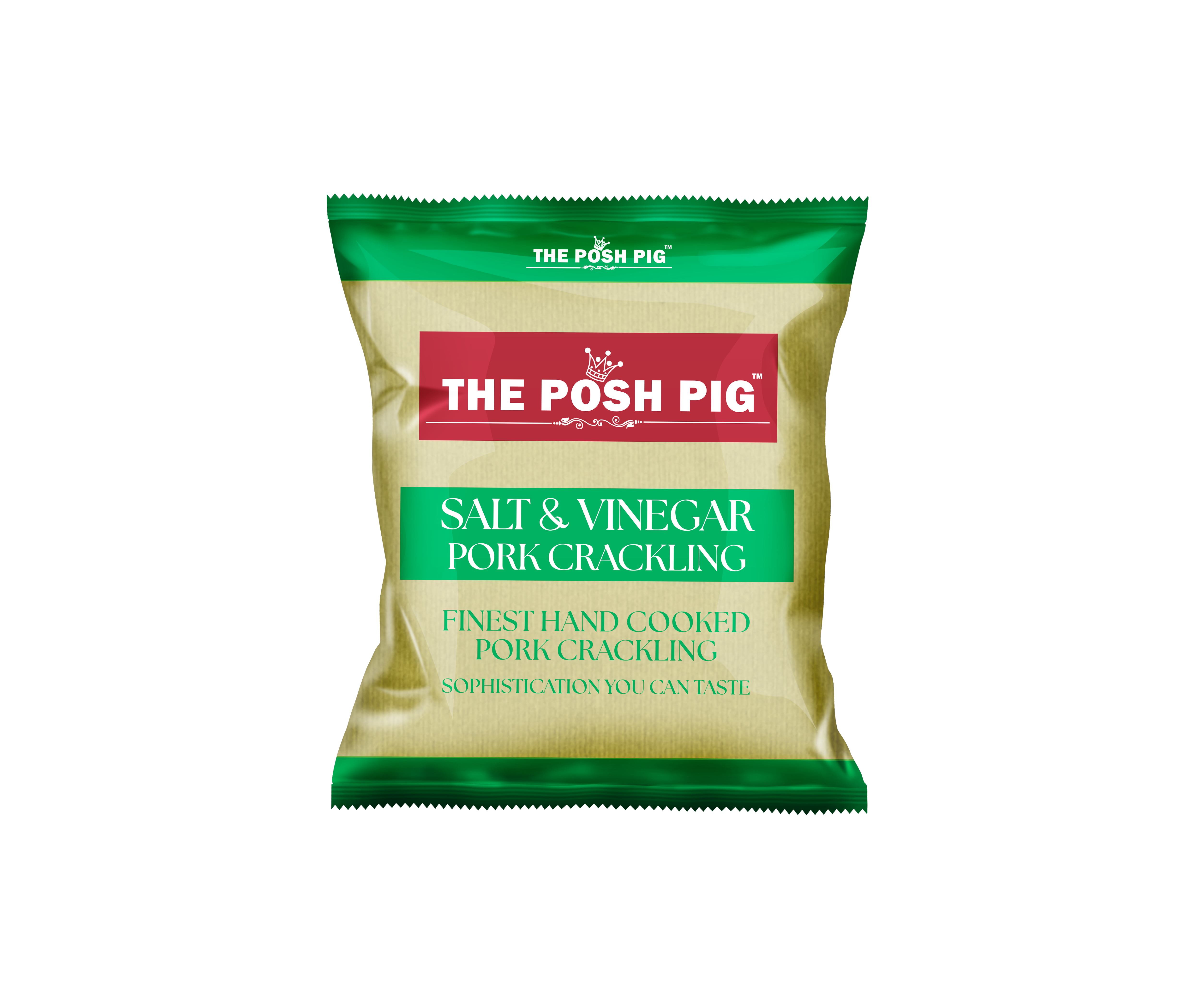 The Posh Pig – wholesale Puffed snack – Pork Crackling 40g Bag 6 Flavours Available2