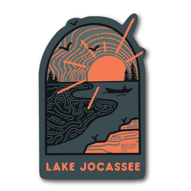 Deep Day Ridge klistermärke | Lake Jocassee för wholesale av Nature Bound Co