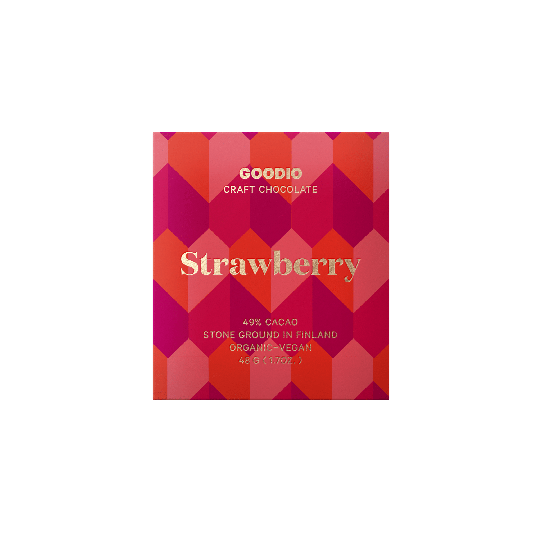 Goodio USA - Wholesale Chocolate Bar - Strawberry Chocolate 49%1