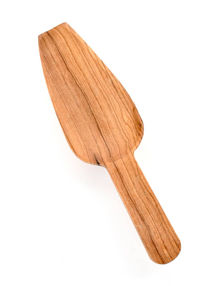 Wild Olive Wood Bin Scoop for wholesale by Swahili | AFRICAN MODERN