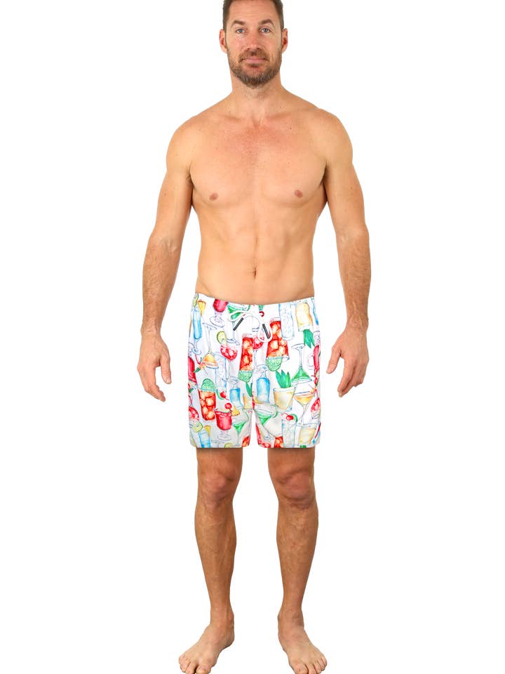 Style #2027 Unisex stretchbadeshorts for engroshandel hos Uzzi