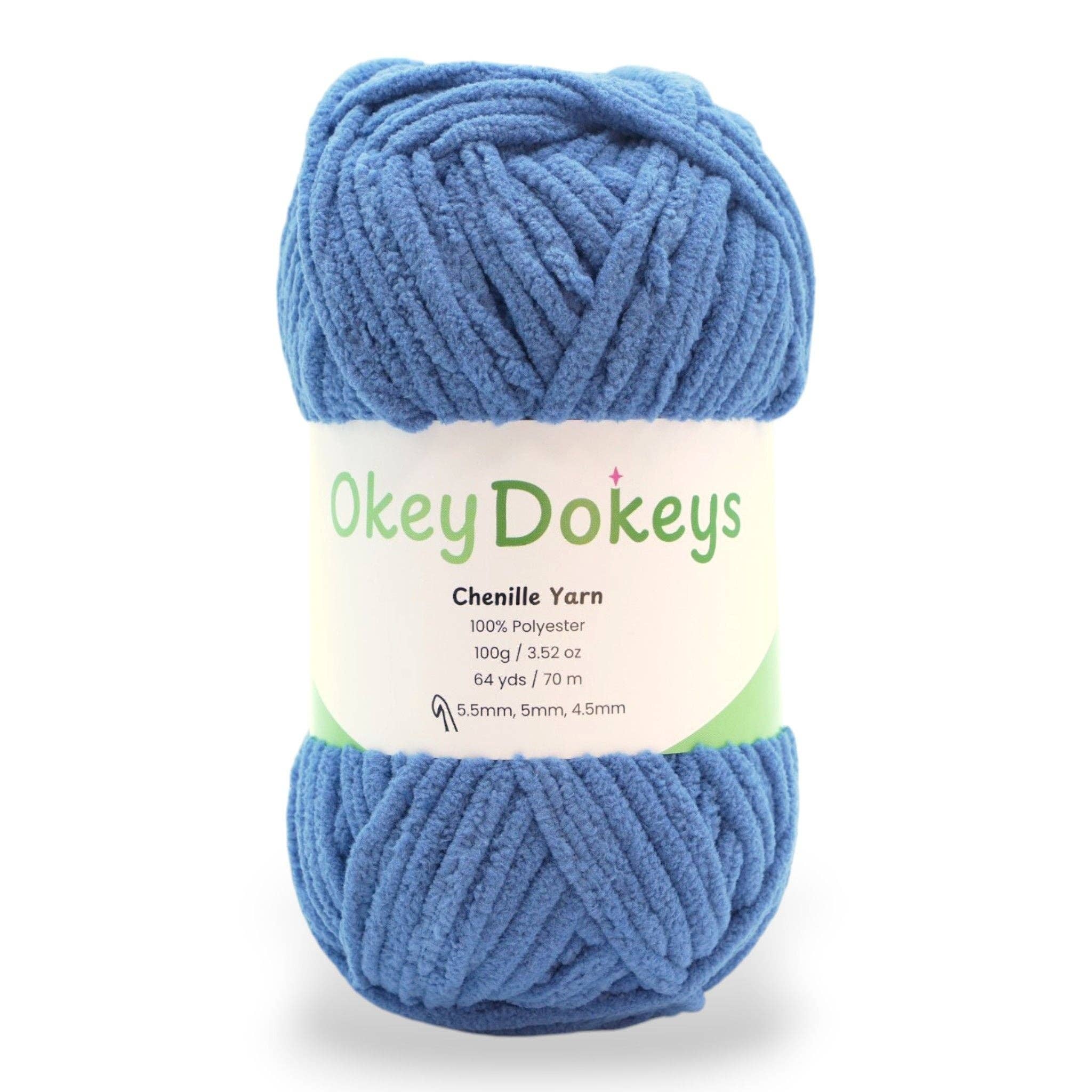 Okey Dokeys - Vente Fils à tricoter - Fil chenille - #6 Super épais - Écheveaux de 100g92